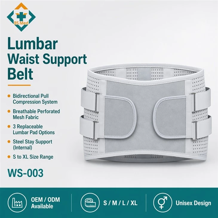 OEM lumbar support belt for orthopedic supply